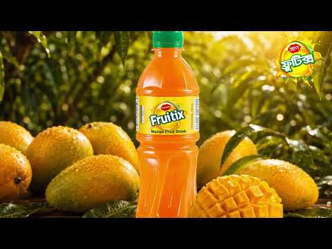 মিষ্টি মধুর আমের রসে #Fruitix_Mango_Fruit_Drink #ভালোবাসারআম