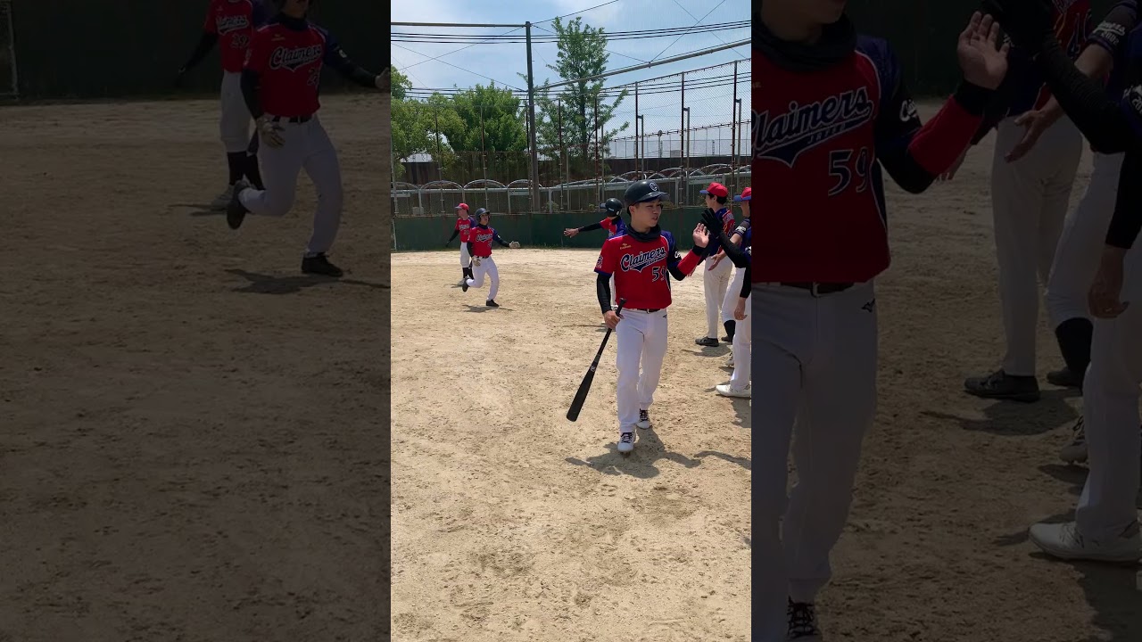 長谷川選手 第１号ホームラン#shorts