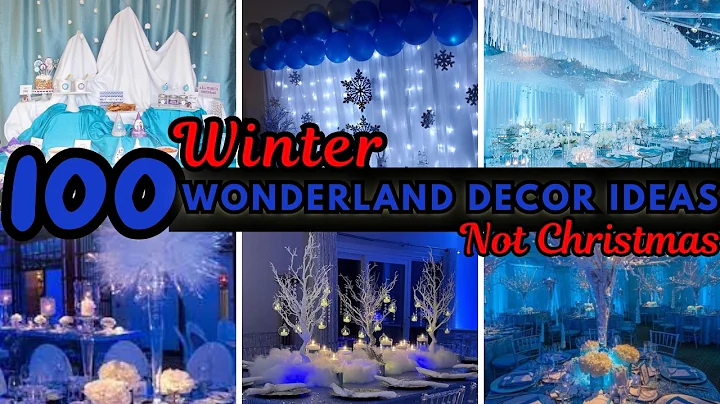 ❄️Really UNIQUE Winter Wonderland Decoration Ideas 2025 🥳 Winter Theme Party Ideas 2025