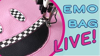 No longer live! Sew Along: Emo Circle Bag by K.Azcona Designs | Fun & Quick Emoji bag Tutorial