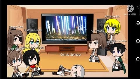 Aot react to Godzilla Atomic breath evolution is Cancelled!!!!