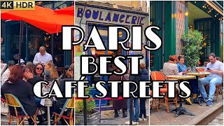 🇫🇷[PARIS TRAVEL GUIDE] "2024 PARIS BEST CAFÉ STREETS PART 1" (4K60 FPS VERSION) 08/MAY/2024