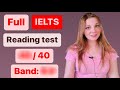 Ielts reading test in 1 hour  explanation reading test has never been so easy