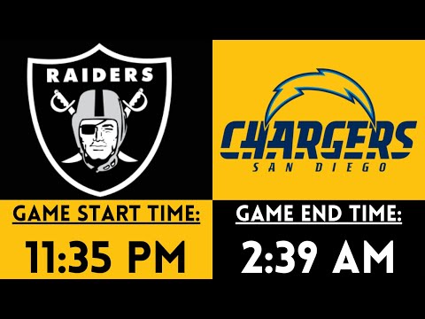 The LATEST Game in NFL HISTORY | Chargers @ Raiders (2013)