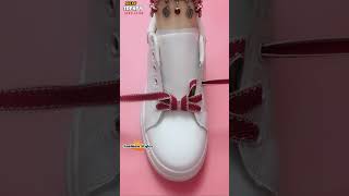 New style of tying shoelaces for girls ? butterfly shoelaces styles #shorts #shoeslacestyles New style of tying shoelaces for girls ? butterfly shoelaces styles #shorts #shoeslacestyles