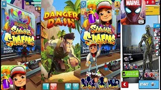Subway Surfers Mumbai Vs Danger Dash Vs Subway Surfers Mumbai Vs Spider Man Unlimited - Gameplay screenshot 5