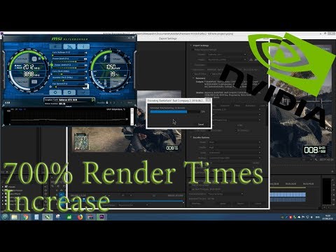 Increase Render Speed by 700 in Premiere Pro with NVIDIA GPU