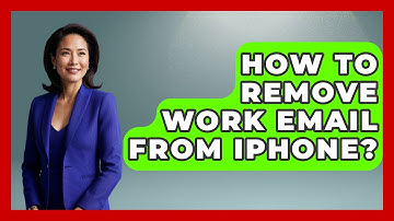 How To Remove Work Email From iPhone? - TheEmailToolbox.com