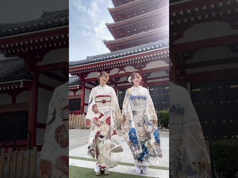 ❤️💙👘 #기모노체험 #<strong>아사쿠사</strong> #일본여행 #기모노렌탈 #kimono
