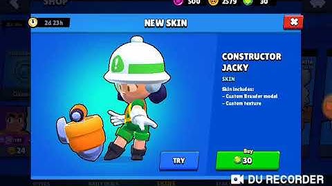 Brawl Stars Buy CONSTRUCTOR JACKY Skin