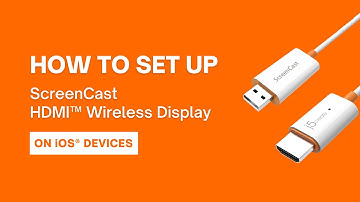 j5create | How To Set Up ScreenCast HDMI™ Wireless Display on iOS® Devices