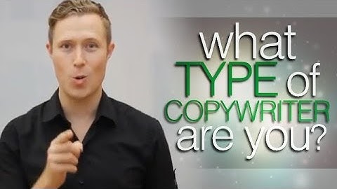 @JesseForrest  What Type Of Copywriter Are You?