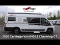 Carthago Van GT 640 LE Charming 2020 Camper Van 6,36 m