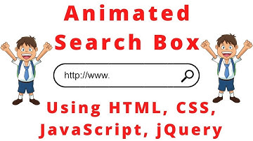 Animated Search Box Using HTML5, CSS3, JavaScript & jQuery
