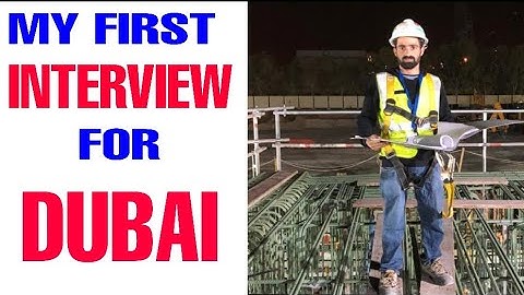 My First Interview for Dubai || Civil Engineer FBH