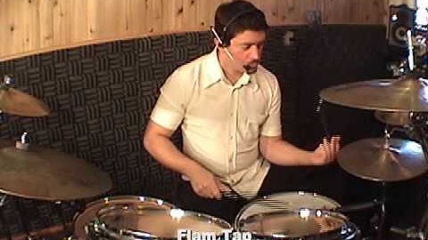 Drum Rudiments Over A 6:4 Foot Pattern
