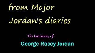 From Major Jordan's Diaries