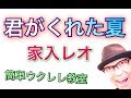 君がくれた夏 / 家入レオ【ウクレレ 超かんたん版 コード&レッスン付】GAZZLELE