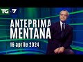 Lanteprima di mentana del tg la7 del 16 aprile 2024