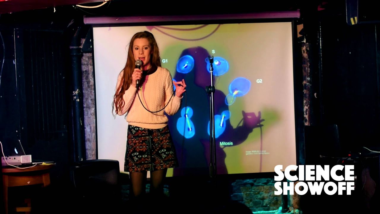 Charlotte Mykura, yeast, cell division and knickers at Science Showoff