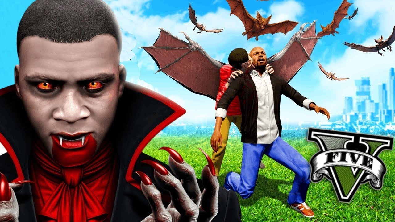 ФРАНКЛИН ВАМПИРГЕ АЙНАЛЫП БӘРІНІҢ ҚАНЫН ІШТІ (GTA V)