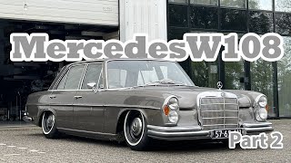 Mercedes W108 booth build and the finished result.