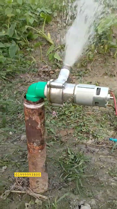 Hand Make powerful #Solar Water Pump Using #rs775 Motor