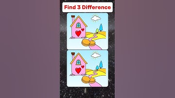 Try Finding 3 Differences In This Confusing Picture!🥸#brainteaser #visualpuzzle #braingames