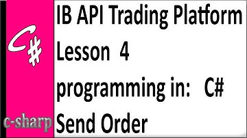 IB API Trading platform 4 in c# - Send Order