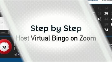 Step-by-Step How to Host Virtual Bingo on Zoom