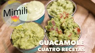 Guacamole 4 maneras de preparar - Receta Facil - Novateando en la Cocina con Mimili