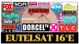 2 New channel Add 📺 | Eutelsat 16°E 🛰| 📡4 Feet Dish setting 🔧| serbian tv channel 🇸🇰 screenshot 1