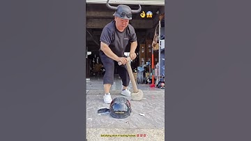 Testing China motorcycle helmets ⛑️ 🤣🤣🤣