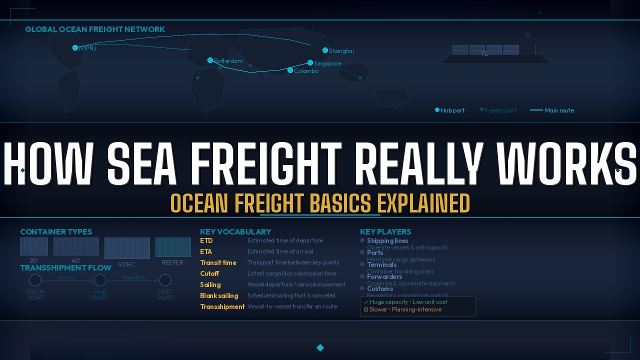 Ocean Freight Basics Explained — How Global Sea Shipping Actually Works ...