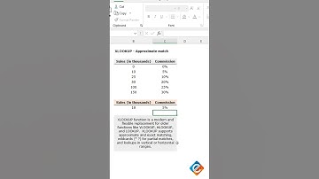 Master Approximate Matches with XLOOKUP in Excel #xlookup #excel #dataanalysis