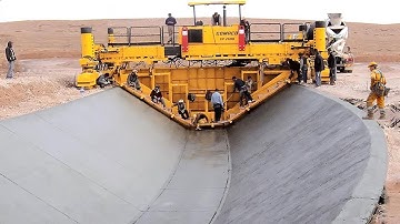 Cỗ Máy Xây Dựng Kênh Mương Hiện Đại và Nhanh nhất thế giới