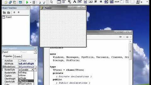 Delphi Разбираем компоненты   Форма и кнопка