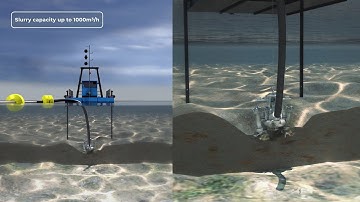 Revolutionizing Ports and Dam Dredging: DRH85 Cable Dredge video 3D