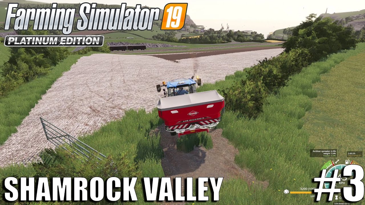 Liming and Harvesting Canola | Shamrock Valley | Timelapse #3 | FS19 | Farming Simulator 19