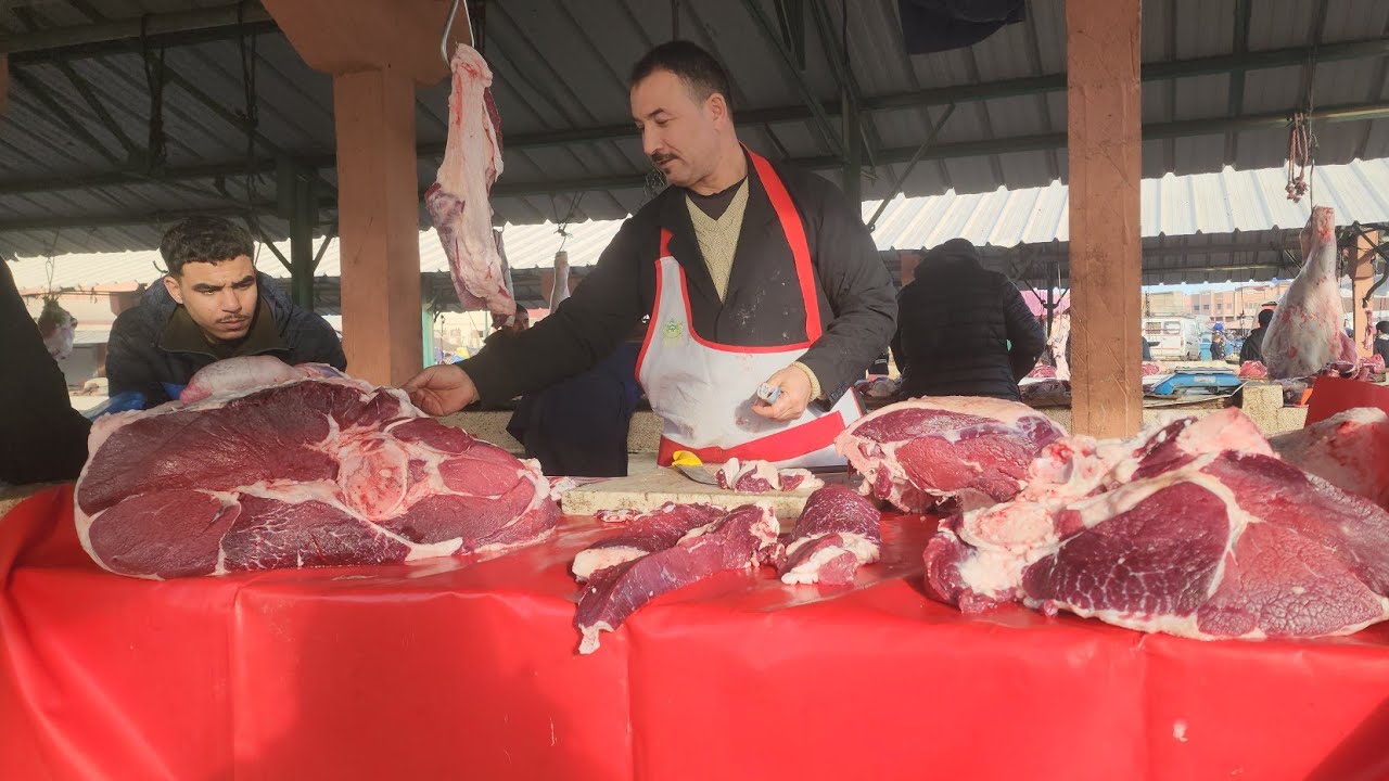 🇲🇦مباشرة من سوق الأسبوعي جمعة كيسر مع تمن اللحوم الحمراء تاريخ تصوير 6/2/2026