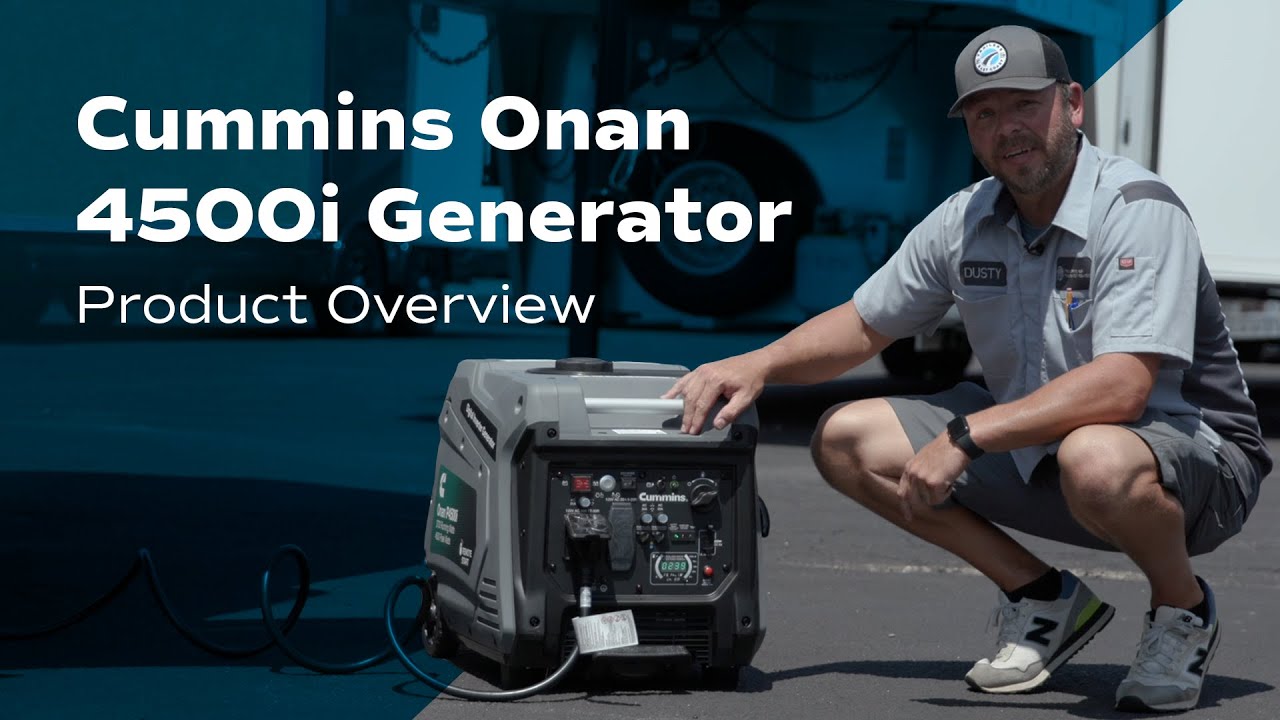 How To Use The Cummins Onan 4500i Gas Powered Generator