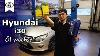 Hyundai I30 Ol Wechsel Oil Change Vitjawolf Tutorial Hd Youtube
