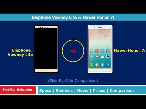 Elephone Vowney Lite vs Huawei Honor 7i - Which Is Better?