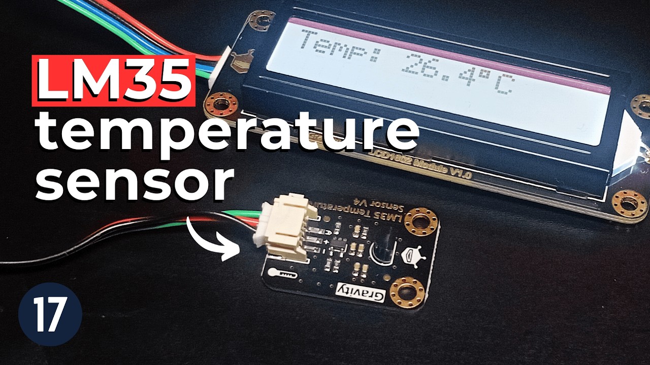 LM35 Temperature Sensor With Arduino - Lesson #17 - YouTube