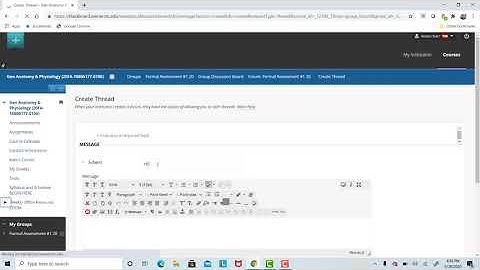 How to Use the Group Link in Blackboard
