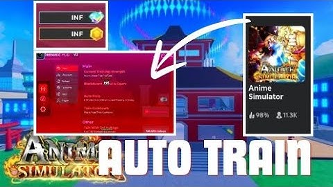 Anime Simulator Script Auto Train OP