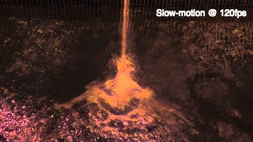 Slow-motion video demo of the Panasonic HC-VX770