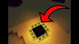 I went through an END PORTAL in the END...