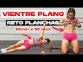 (#2) RETO PLANCHAS para ABDOMEN PLANO en 20 MINUTOS DIARIOS - Marcar Abdomen en CASA o GYM