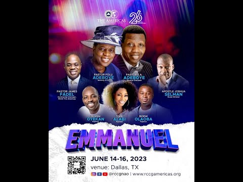 EMMANUEL || DAY3 EVENING SESSION || RCCG THE AMERICAS || DALLAS-USA || APOSTLE JOSHUA SELMAN